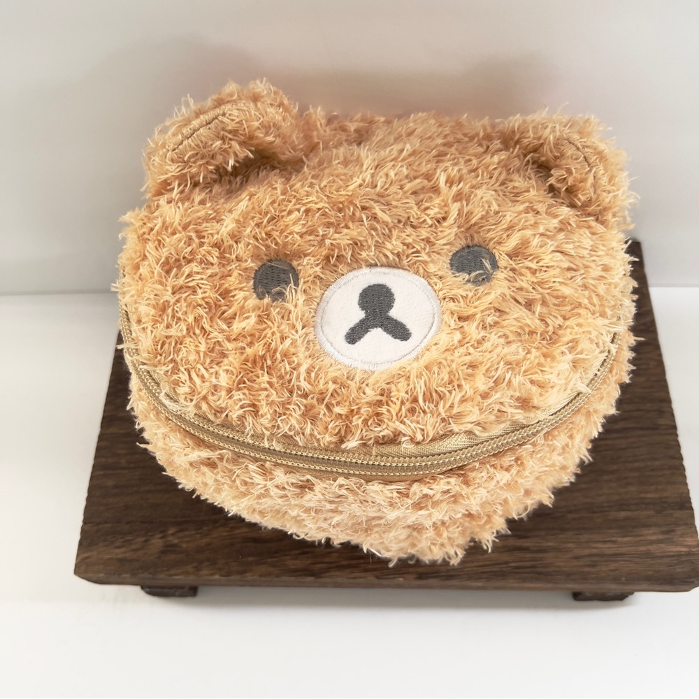 Kawaii Bear Plush Makeup Bag - Picture 7 of 8